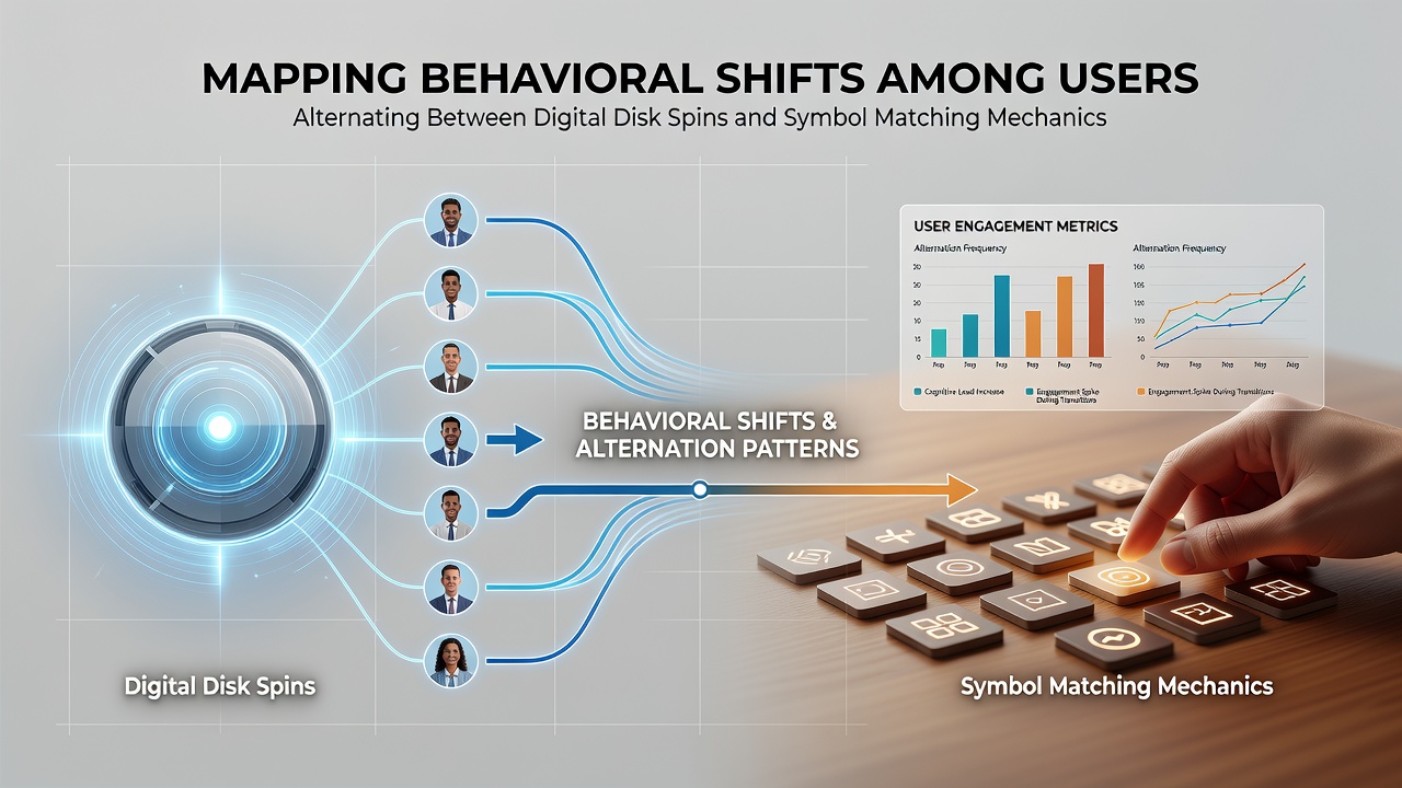 Graph illustrating user transition rates between mobile roulette and slots over several months